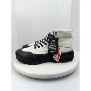 Vans Sk8-Hi Tapered Heavy Women's Size 9 Canvas White Modular Swap It Shoes NEW